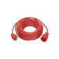 AS - Schwabe 51013 PVC extension, 10m H05VV-F 3G1.5, red, IP20 indoors (tool)