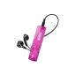 Sony NWZB172FP WALKMAN MP3 Player 2GB with clothing clip and FM tuner pink (electronics)