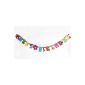 HAAC Garland Happy Birthday with floral motif length 2.10 meters (toys)