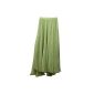 Dehang Beautiful Sweet Girls Double Layer Women Chiffon Elegant Long Pleated Maxi Skirt Size expandable - Colors available (Clothing)