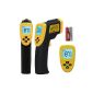 Etekcity® 800 Infrared Thermometer Non-Contact Laser -50 ° C to 750 ° C include battery Backlit LCD screen (Tools & Accessories)