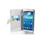 Cadorabo!  PREMIUM - Book Style Case in wallet design for Samsung Galaxy Note 3 (GT-N9000 / N9005) in POLAR WHITE (Electronics)