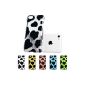 Iphone 5C, ESR - iPhone Protective Case for iPhone 5c 5C Case - Transparent and Solid - Animal Kingdom Series - Cow (Accessory)