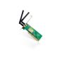 TP-Link TL-WN851ND Wireless PCI Adapter (300 Mbit / s, Windows 8.1 / 8 / Vista / 7 / XP) (Accessories)