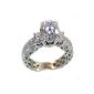 Silver Rings - Ladies Ring - Sterling Silver Ring - Silver Ladies Ring - Engagement Ring - Wedding Ring - I silver engagement ring size 54 (17.2) (Jewelry)