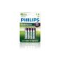 Philips Rechargeable 700mAh AAA R03B4A70 4 rooms (Accessory)