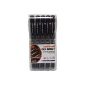 uni-ball Signo Gel Impact UM153 Rollerball 5 piece blue ink (Office supplies & stationery)