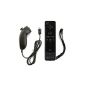 2n1 Integrated Controller Wiimote Nunchuck Controller Motion Plus for Nintendo Wii Black (Electronics)