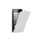 Membrane - White Ultra Slim Case Cover Apple iPhone 5C (iPhone Mini) - Flip Case Cover + 2 Screen Protector Films (Electronics)