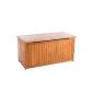 Ultra Natura Auflagenbox with gas spring, Canberra series - Noble & High quality FSC certified eucalyptus wood - 125 x 55 x 61 cm (garden products)