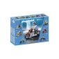 Having said, "super" motorcycle part of a series of 6. Playmobil = safe bet.  Very good buy at low cost.