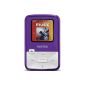 SanDisk Sansa Clip Zip 4GB MP3 Player (2.8 cm (1.1 inch) display, radio) purple (Electronics)