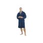 sleepwear, men's - long-sleeved fleece bathrobe print snow flake, different colors (Clothing)