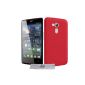 Hard shell EXTRA FINE Red Acer Liquid Duo E3 + 3 and PEN FREE MOVIES (Electronics)