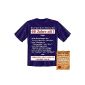 The wearer of this shirt is more than 60 years old!  Birthday Fun T-Shirt in Navy Blue with free certificate!  (Textiles)
