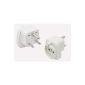 Travel Plug Adapter for Sri Lanka India Bangladesh and many more.  TYPE D with earthing contact (electronics)