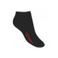 8 pair of sneaker socks with inscription 