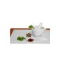 Trento 45850 mortar with pestle Stoessel ceramic Gewuerzmuehle culinary herbs spices pharmacy 10.5cm (household goods)