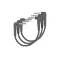 Planet Waves Patch Cable Classics range by Planet Waves, pack of 3, 15 cm (Electronics)