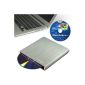 Archgon Galaxy Silver CBS External Blu-ray DVD CD Burner | slot load disc drive (Panasonic UJ-265) with USB 3.0 | brushed aluminum housing with slot-in drive | compatible with PC and Mac | MacBook Pro | Air | iMac (6x BD-R SL / DL / TL / QL, 2x BD-RE SL / DL / TL, 4-6x DVD ± RW, 24x CD-ROM, CD-RW 4x, 8x DVD-RAM, 8x DVD ± R, 6x DVD Dual Layer, USB 3.0) in silver with CyberLink Media Suite 10 OEM version (electronics)