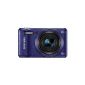 Samsung WB35F Smart Digital Camera (16 Megapixel, 12x opt. Zoom, 6.8 cm (2.7 inch) display) purple (Electronics)