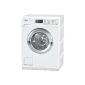 Miele WDA 210 WPM Washing machine FL / A +++ / 168 kWh / year / 1400 rpm / 7 kg / 9800 liters / year / honeycomb drum / Delay start / lotus white (Misc.)