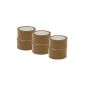 6x Tape rolls quietly Meshing 66m long x 48mm packing tape packing tape Brown Havana LOW NOISE Premium Quality (Electronics)