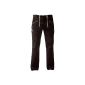 OYSTER Trenker corduroy pants guild - 50255 - wide rib - black (Textiles)