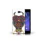 Hull Stuff4 / Case for Sony Xperia M2 / Owl Design / Decorative Animals Collection (Electronics)