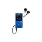 Sony Walkman NWZ-E384L.CEW Digital Memory MP3 8GB Blue (Electronics)