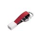 Troika - key holder leather loop TWISTER RED, red / black (Shoes)