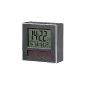 infactory Solar Radio Controlled Clock DCF with Calendar & Thermometer