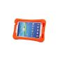 Continu® For Samsung Galaxy Tab P3200 Orange March 7 inches Eva Health Case / Cover / Shell protection with Stent custom designed for children 1 x Free Stylus (Electronics)