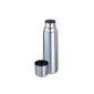 Isosteel VA-9556 Vacuum Flask 0.75 L of 18/8 stainless steel with threaded joint and drinking cups (household goods)