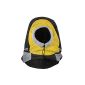 Tera backpack transport 37 * 17 * 40cm for small and medium dog / cat (Yellow) (Others)
