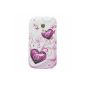 TPU Case Cover Silicone Case for Samsung Galaxy GT-S7560 Trend - Heart (Electronics)