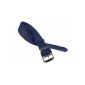 Minott Ersatzband watchband Perlon / textile drawstring blue 23271S, web width: 20mm (clock)