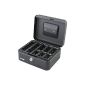 HMF 308-02 cashbox Euro-Münzbrett 20 x 16 x 9 cm, black (Office supplies & stationery)