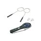 HUDORA Badminton Champion RS-88, 2 aluminum rackets, pocket, 2 Federblle (equipment)