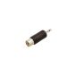 Audio Adapter 3.5mm mono / mono plugs Chinch3.5mm plug to (electronic)
