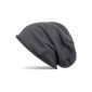 style breaker warm classic Beanie with rhinestone studs application and roll edge, Unisex 04024024 (Textiles)