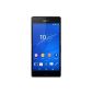 Sony Xperia Z3 Smartphone (13.2 cm (5.2 inch) Full HD TRILUMINOS display, 2.5GHz quad-core processor, 20.7 megapixel camera, Android 4.4) Black (Wireless Phone)