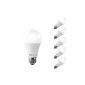 THE LED bulb E27 12W dimmable equivalent to a 75W incandescent bulb, Warm White, 5 Pack Units