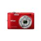 Nikon Coolpix S2800 Compact digital camera 20.48 megapixel LCD screen 2.7 