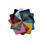 3 6, 9s or 12 Pack Bandanas with original paisley pattern | color of choice (Textiles)