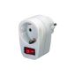 Brennenstuhl adapter plugs with earthed switch white (tool)