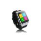 Watch ZGPAX connected with Black silicone strap for Smartphone Android (Watch)