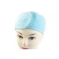 SODIAL (R) has light blue headband Hair Spa bathing makeup or facial cleansing (Health and Beauty)