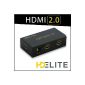HDELITE SPLITTER HDMI 2 PORTS 1.4 1 SOURCE 2 SCREENS TO HDMI FULL HD