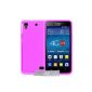 Shell Gel Violet transparent G620s Huawei + Stylus + 3 Movies OFFERED (Electronics)
